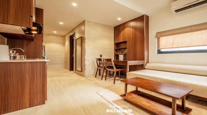 Serviced apartment for rent in Co Giang St Phu Nhuan HCMC 40sqm 600 USD/month