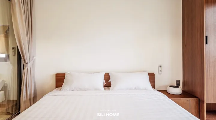 Serviced apartment for rent in Co Giang St Phu Nhuan HCMC 40sqm 600 USD/month
