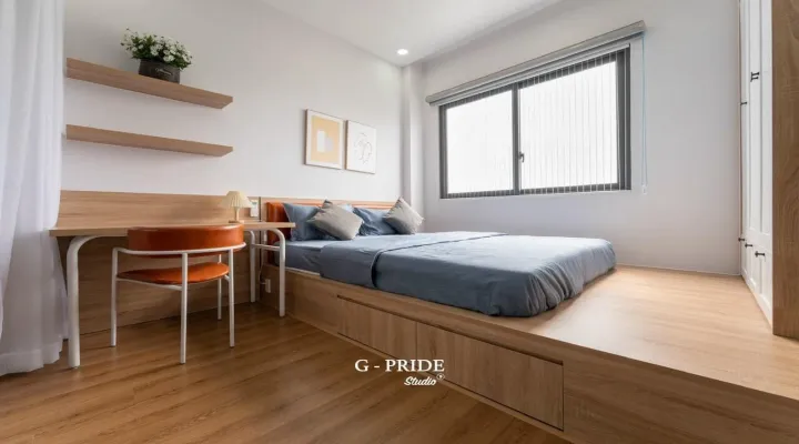 Newly Building Serviced Apartment For Rent in Phan Dinh Phung Street Phu Nhuan HCMC 40sqm 600 USD/month