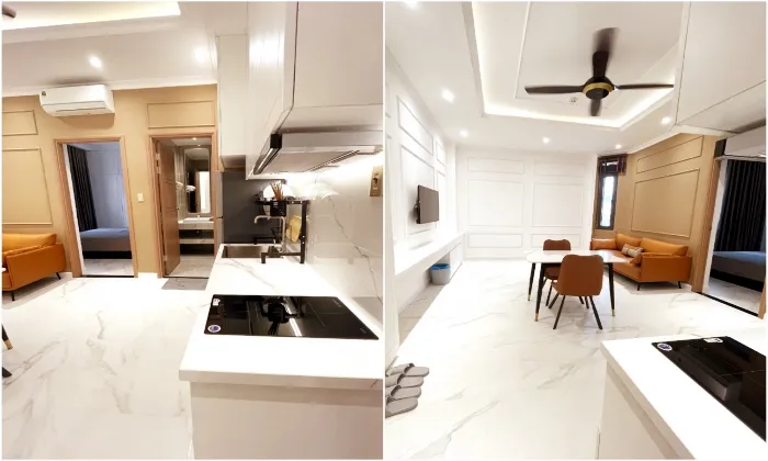 Very Modern Studio Serviced Apartment For Rent in Dakao District 1 HCMC 25sqm 610 USD/month