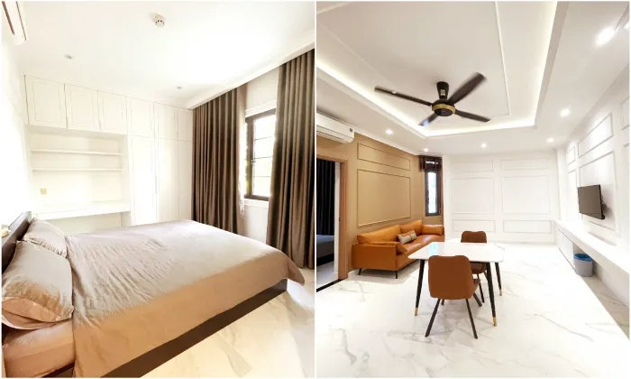 Luxury One Bedroom Serviced Apartment For Rent in Dakao District 1 HCMC 45sqm 770 USD/month