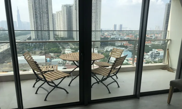 Nice Furniture Four Bedroom Apartment for rent in Gateway Thao Dien HCMC 145sqm 2,800 USD/month