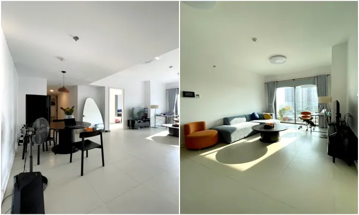 Modern Two Bedroom Apartment Home For Rent in Gateway Thao Dien HCMC 90sqm 1,500 USD/month
