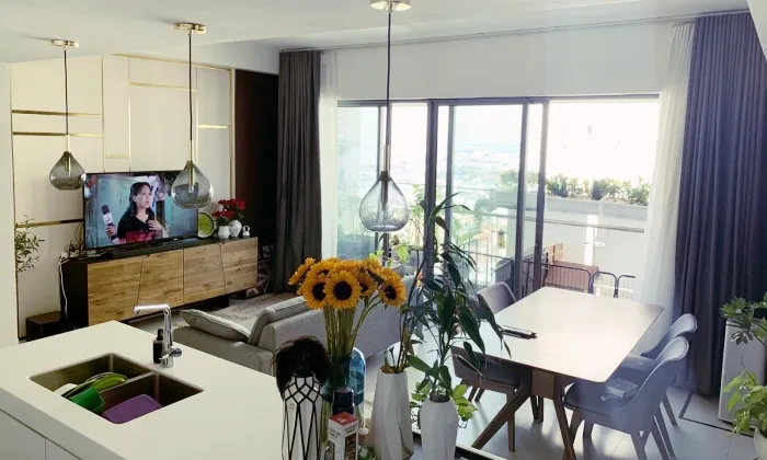 City View Two Bedroom Apartment For Rent in Gateway Thao Dien District 2 HCMC 102sqm 1,500 USD/month