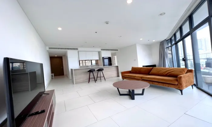 Two Bedroom City Garden Apartment For Rent in Binh Thanh HCM 105sqm 1,400 USD/month