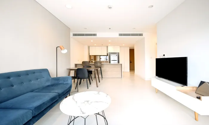 Middle FLoor City Garden Apartment for rent in Binh Thanh HCM 70sqm 1,100 USD/month