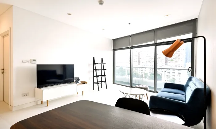 Middle FLoor City Garden Apartment for rent in Binh Thanh HCM 70sqm 1,100 USD/month