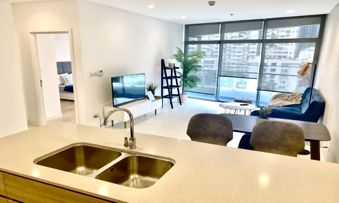 Middle FLoor City Garden Apartment for rent in Binh Thanh HCM 70sqm 1,100 USD/month