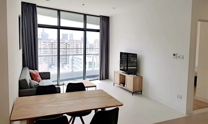 Pool view City Garden Apartment for rent in Binh Thanh HCM 70sqm 1,000 USD/month