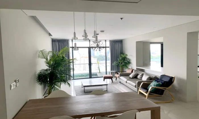 Three Bedroom City Garden Apartment For Rent in Binh Thanh HCM 145sqm 1,900 USD/month