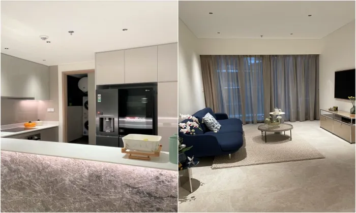 Modern Three Bedroom The River Thu Thiem For Rent in District 2 Ho Chi Minh City 120sqm 3,000 USD/month