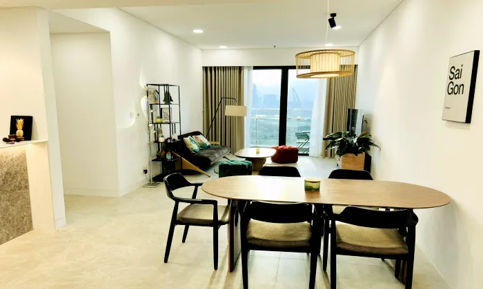 High Floor Nice View Three Bedroom The River Apartment For Rent in HCMC 120sqm 3,000 USD/month