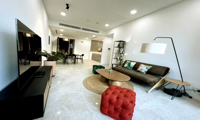 High Floor Nice View Three Bedroom The River Apartment For Rent in HCMC 120sqm 3,000 USD/month