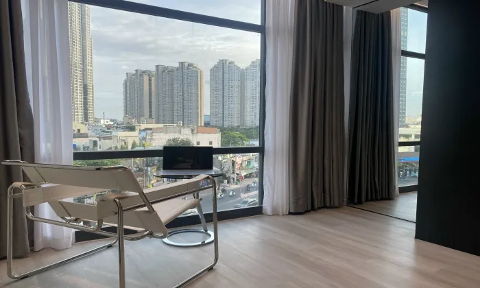 Modern Studio Serviced Apartment in Nguyen Huu Canh St Binh Thanh District HCMC 40sqm 700 USD/month