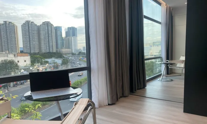 Modern Studio Serviced Apartment in Nguyen Huu Canh St Binh Thanh District HCMC 40sqm 700 USD/month