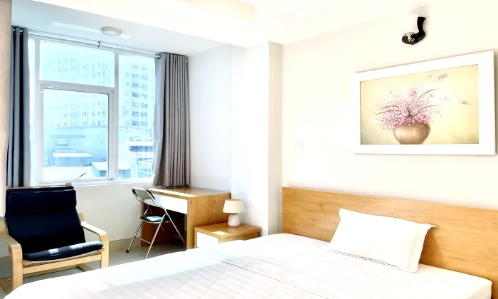 Studio Serviced Apartment For Rent in Me Linh Binh Thanh HCM 35sqm 500 USD/month