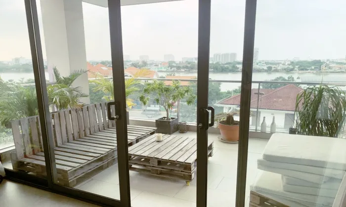 Two Bedroom Moonlight Serviced Apartment For Rent in Nguyen Van Huong Thao Dien HCMC 100sqm 1,300 USD/month
