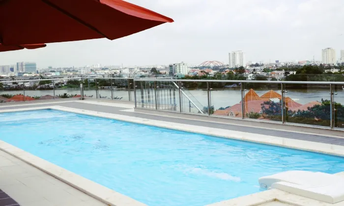 Two Bedroom Moonlight Serviced Apartment For Rent in Nguyen Van Huong Thao Dien HCMC 100sqm 1,300 USD/month