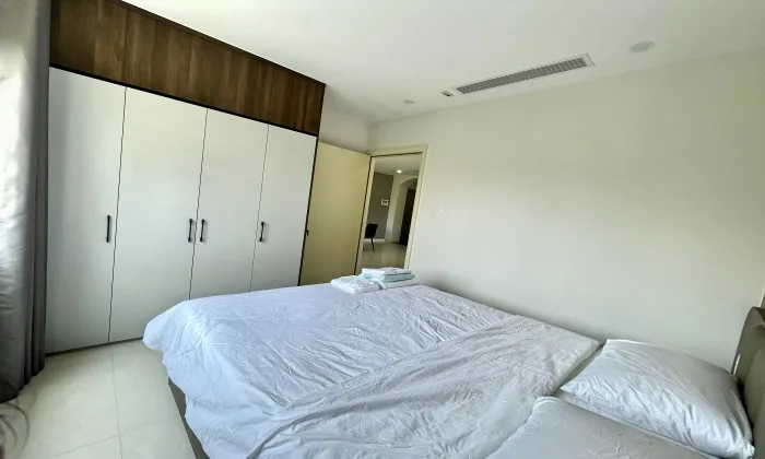 Balcony Two Bedroom Serviced Apartment in 204 Nguyen Van Huong Thao Dien HCM 80sqm 1,400 USD/month