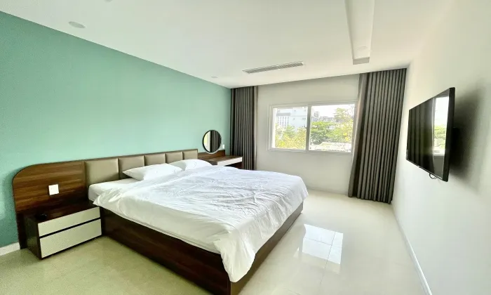 Balcony Two Bedroom Serviced Apartment in 204 Nguyen Van Huong Thao Dien HCM 80sqm 1,400 USD/month