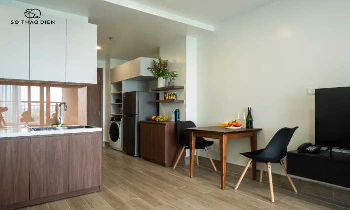 One Bedroom SQ Thao Dien Serviced Apartment For Rent in Thao Dien HCMC 45sqm 950 USD/month