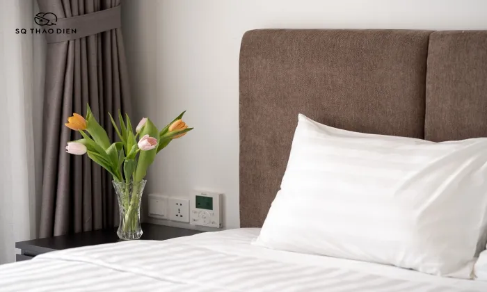 One Bedroom SQ Thao Dien Serviced Apartment For Rent in Thao Dien HCMC 45sqm 950 USD/month