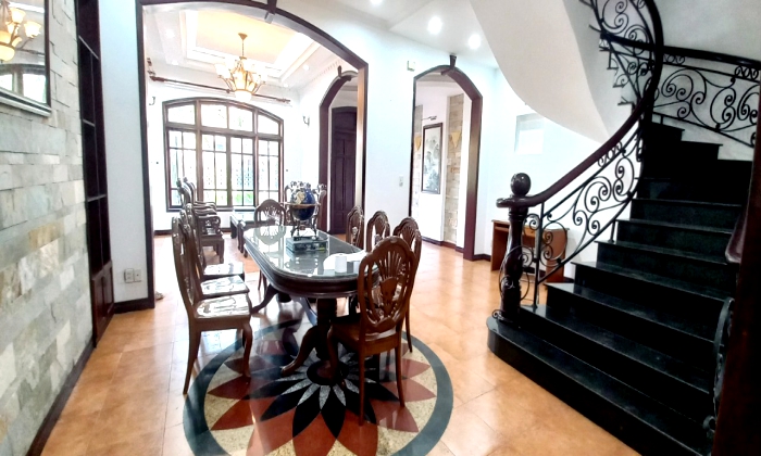 Partly Furnished House For Rent in Eden Compound Thao Dien Ward HCMC