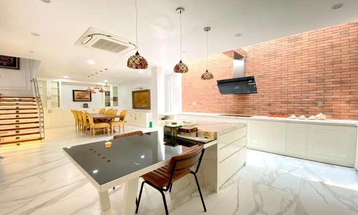 Luxury Fully Furnished Villa For Rent in 204B Nguyen Van Huong Thao Dien HCMC 400sqm 3,500 USD/month