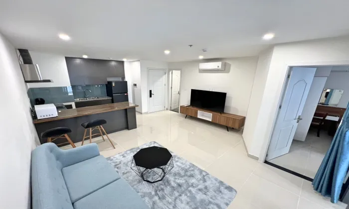 Two Bedroom Blue Eyes Serviced Apartment For Rent in Thao Dien HCMC 70sqm 850 USD/month