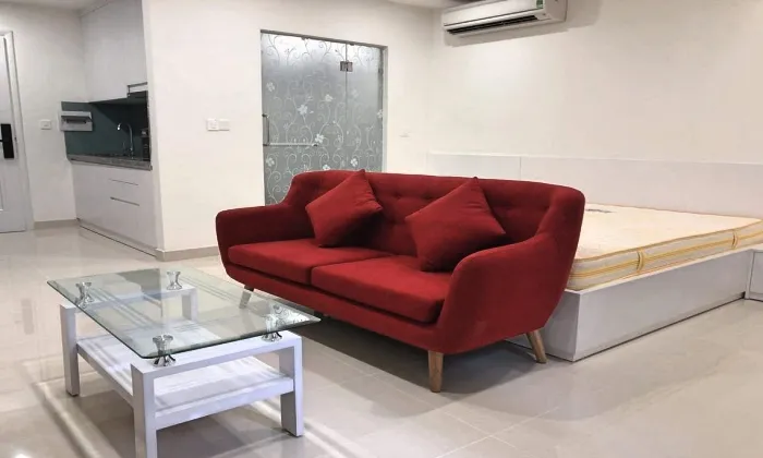 Nice and New Studio Blue Eyes Serviced Apartment For Rent in Thao Dien HCMC 35sqm 570 USD/month