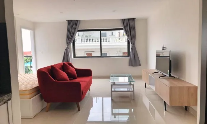 Nice and New Studio Blue Eyes Serviced Apartment For Rent in Thao Dien HCMC 35sqm 570 USD/month