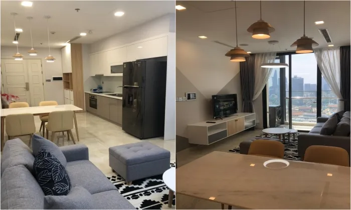One Bedroom Vinhomes Golden River (Vinhomes Bason) Apartment For Rent 50sqm 1,000 USD/month