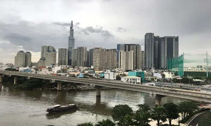 Canal View Vinhomes Golden River Apartment For Rent HCM 108sqm 1,500 USD/month