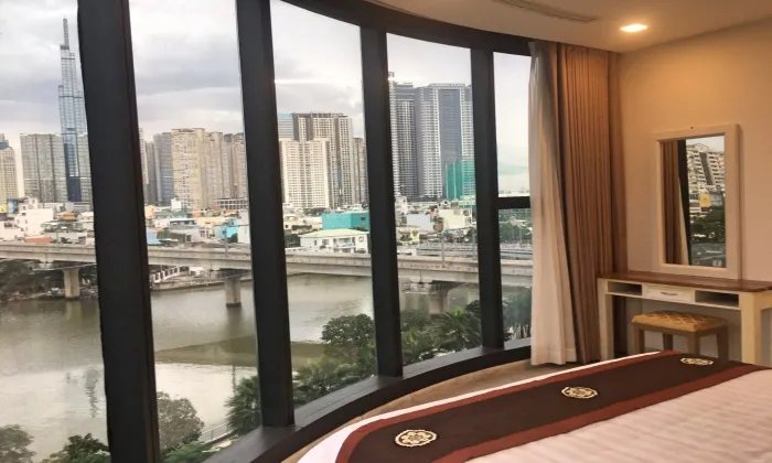 Canal View Vinhomes Golden River Apartment For Rent HCM 108sqm 1,500 USD/month