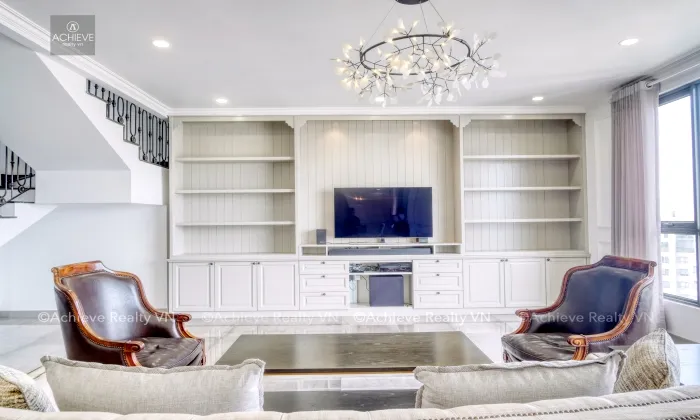 Penthouse Masteri Thao Dien Apartment for rent HCM 260sqm 5,000 USD/month