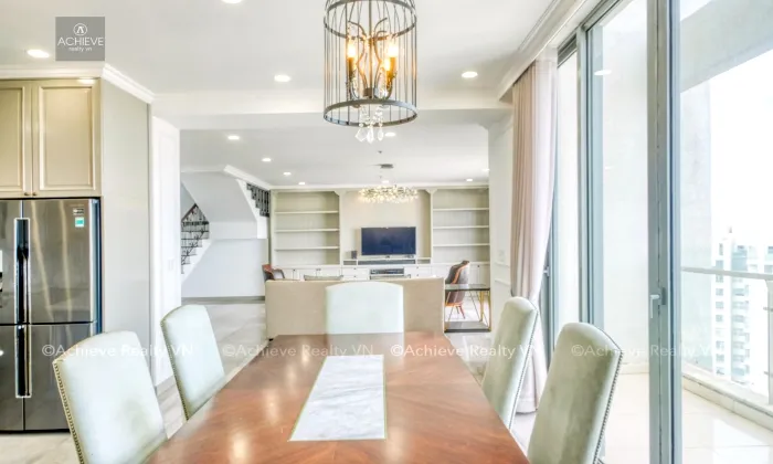 Penthouse Masteri Thao Dien Apartment for rent HCM 260sqm 5,000 USD/month
