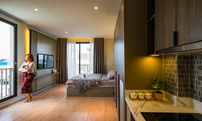 Bee Holm Residence Serviced Apartment in Thao Dien HCM 25sqm 570 USD/month