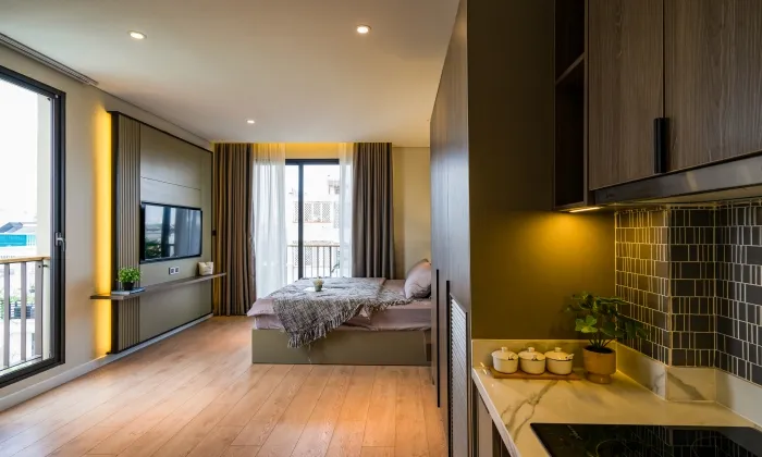 Bee Holm Residence Serviced Apartment in Thao Dien HCM 25sqm 570 USD/month