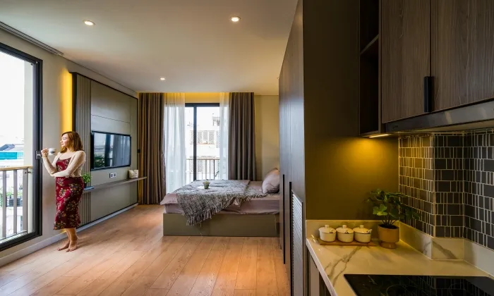 Bee Holm Residence Serviced Apartment in Thao Dien HCM 25sqm 570 USD/month