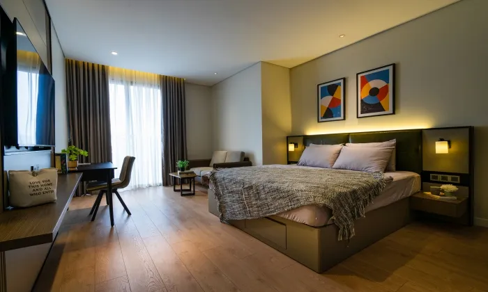 Studio Bee Holm Residence Serviced Apartment in Thao Dien HCMC 30sqm 650 USD/month