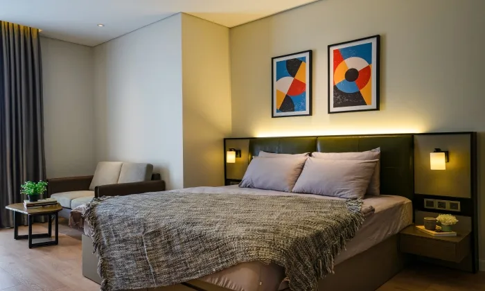 Studio Bee Holm Residence Serviced Apartment in Thao Dien HCMC 30sqm 650 USD/month