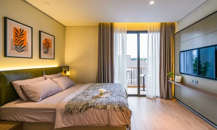 Nice Bee Holm Residence Serviced Apartment in Thao Dien HCMC 40sqm 750 USD/month