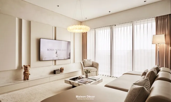 Classy The River Thu Thiem Apartment in HCMC 125sqm 3,500 USD/month