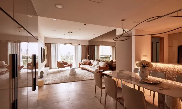 3Beds The River Thu Thiem Apartment in HCMC 140sqm 3,000 USD/month