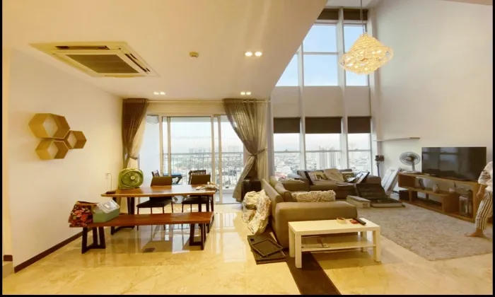 Penthouse Duplex Tropic Garden Apartment Thao Dien HCMC 260sqm 3,500 USD/month