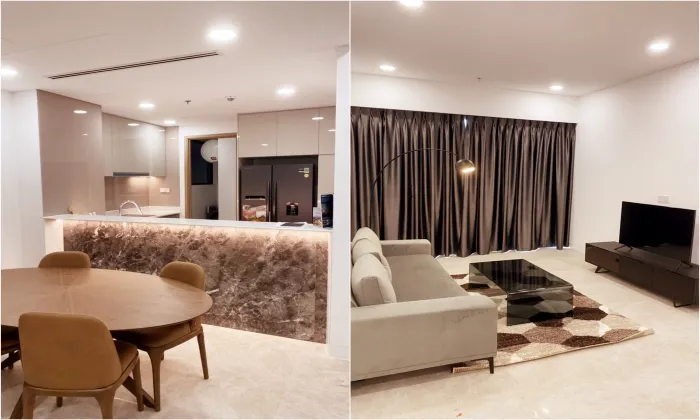 3Beds SEIN The River Thu Thiem Apartment in HCMC 120sqm 2,200 USD/month