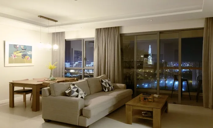 Good 2Beds Bahamas Diamond Apartment For rent in D2 HCMC 90sqm 1,250 USD/month