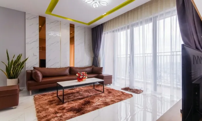 Best View 3Bed Palm Height Residence apartment HCM 105sqm 850 USD/month