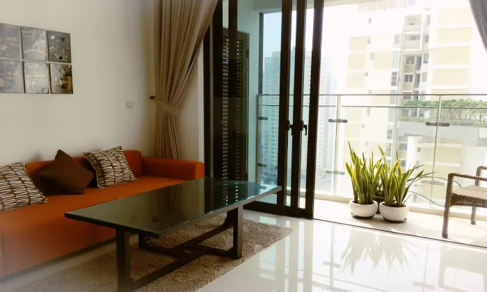 Outside View One Bedroom Apartment Estella Heights HCM 60sqm 1,050 USD/month