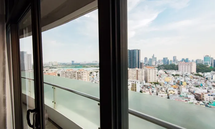 Three Beds City Garden Apartment for rent HCMC 145sqm 2,000 USD/month